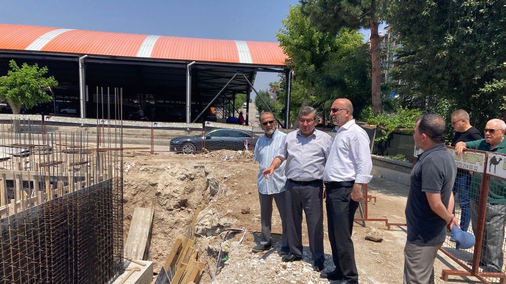 Müftü İmamoğlu, Mevlana Camii inşaatını yerinde inceledi