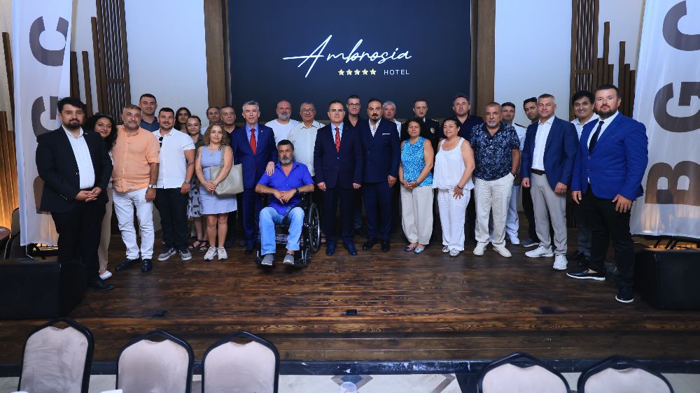 Muğla Valisi İdris Akbıyık, Bodrum Gazeteciler Cemiyeti'yle buluştu