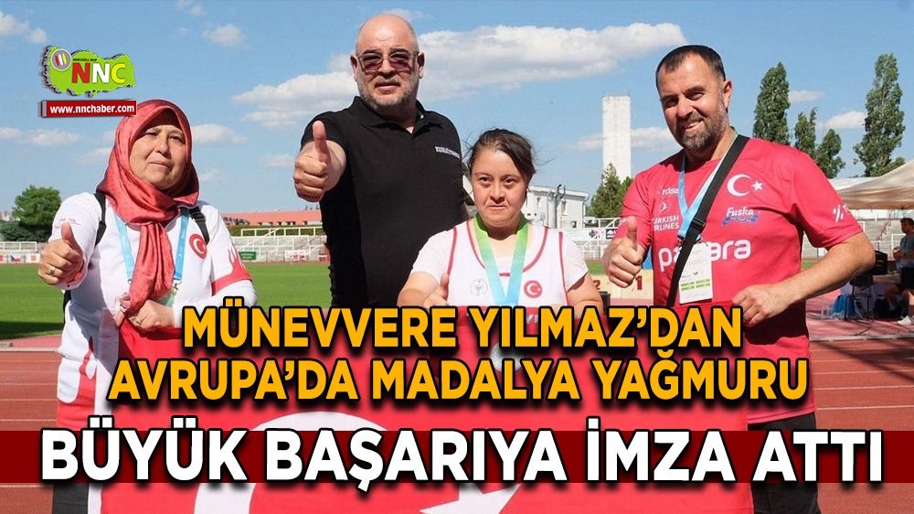 Münevvere Yılmaz’dan Avrupa’da madalya yağmuru
