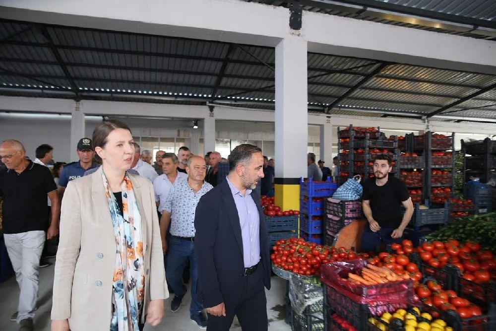 Ordu'nun sakin şehrine modern pazar yeri