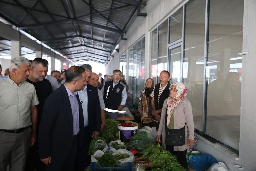 Ordu'nun sakin şehrine modern pazar yeri