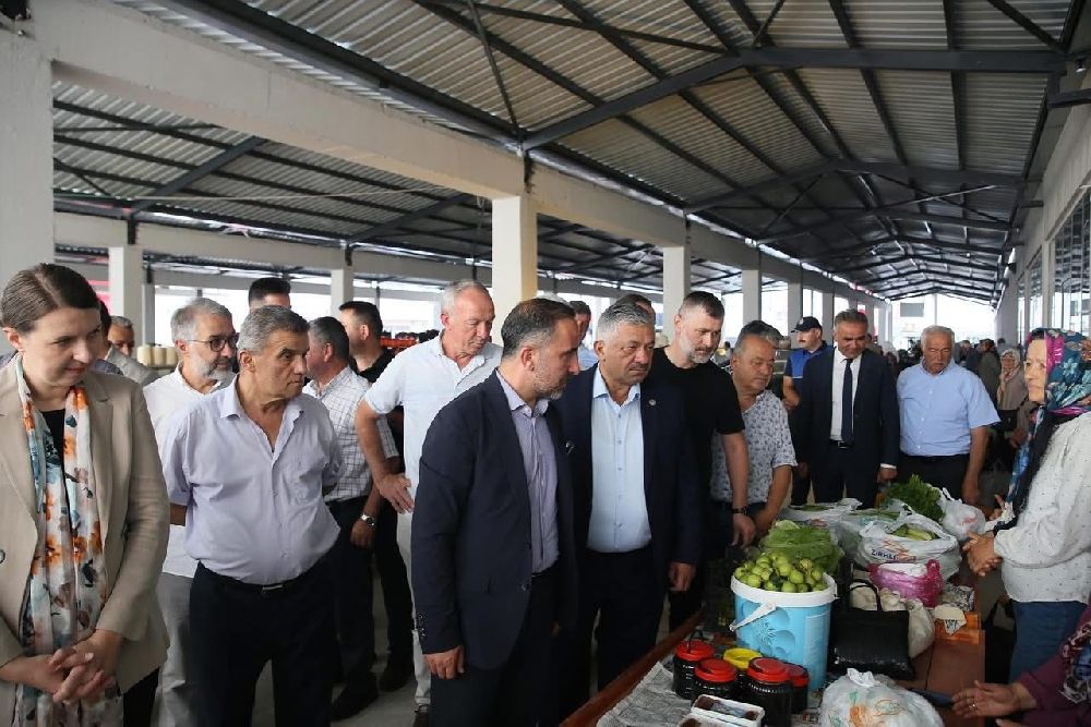 Ordu'nun sakin şehrine modern pazar yeri