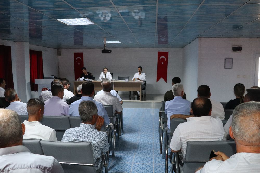 Orman yangınları riskini azaltmak için toplandılar