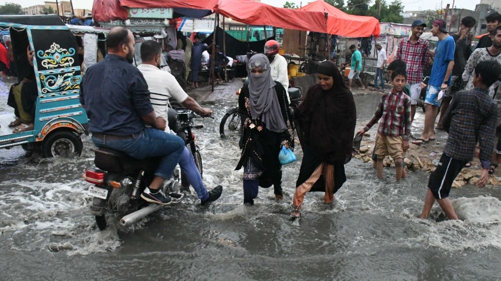  Pakistan’da muson yağışları nedeniyle 57 kişi öldü