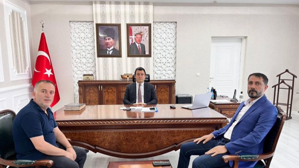 Patnos Gazeteciler Cemiyetinden Kaymakam Dertlioğlu'na Ziyaret