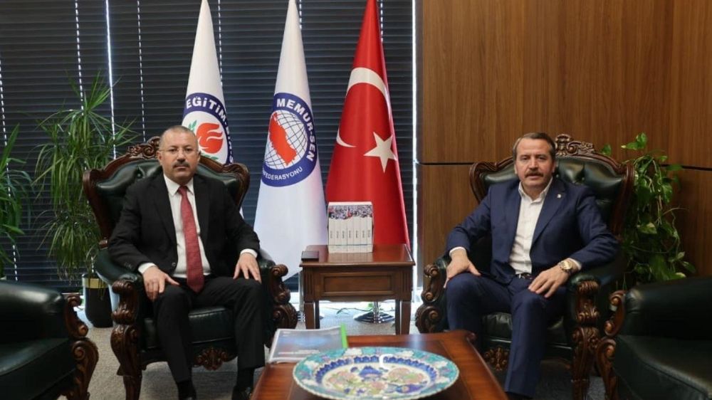 Rektör Kırışık’tan Memur-Sen Genel Başkanı'na ziyaret