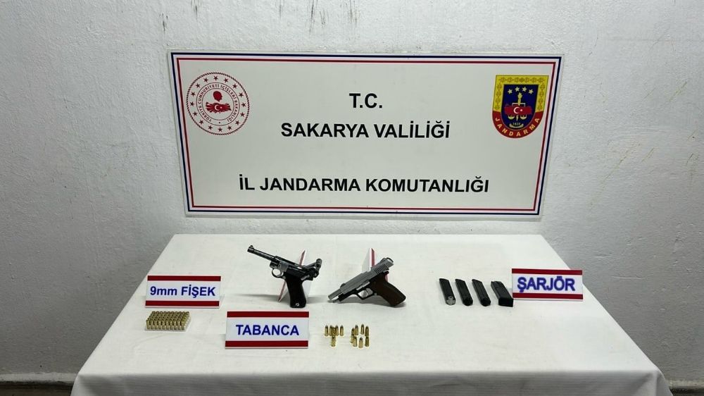 Sakarya’da kaçak silah operasyonu: 1 tutuklama