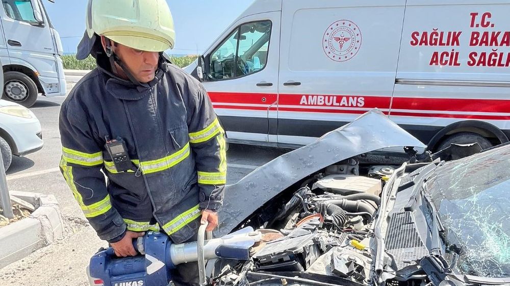 Samandağ’da trafik kazası: 3 yaralı