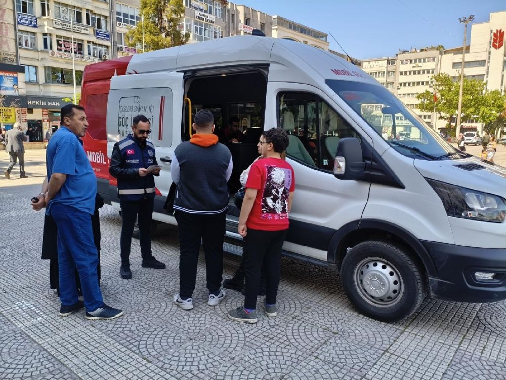 Samsun’da düzensiz göçle mücadele