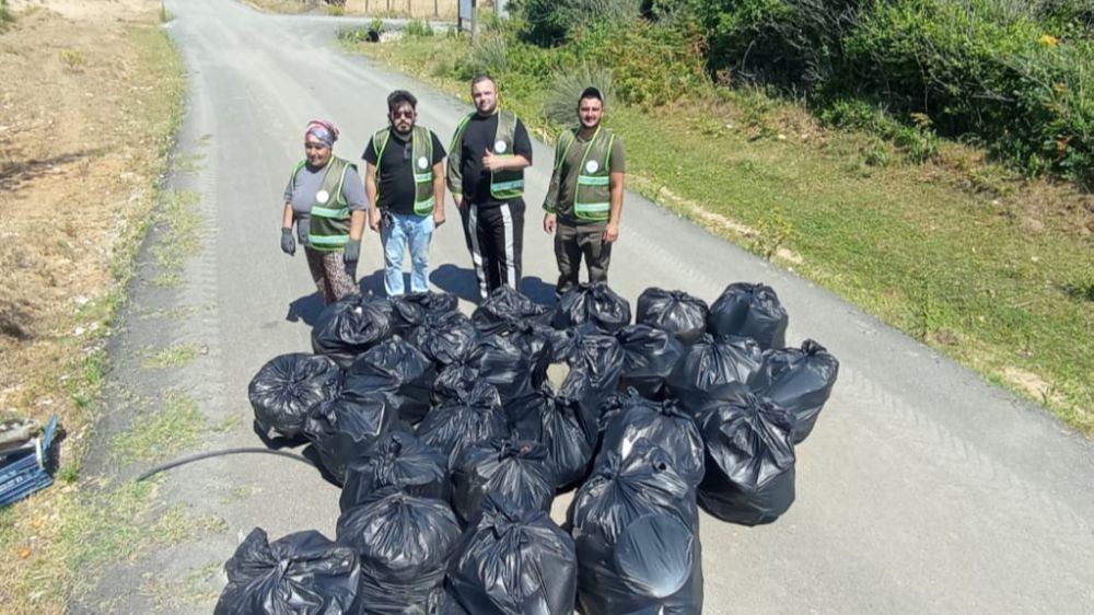 Sarıkum Tabiatı Koruma Alanı'nda temizlik seferberliği