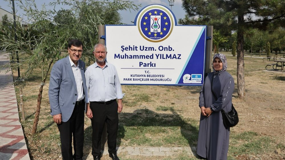 Şehit Muhammed Yılmaz’ın adı parkta yaşatılacak