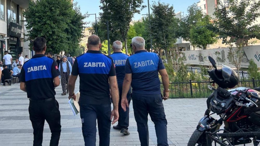 Siirt'te kaldırım işgallerine ceza