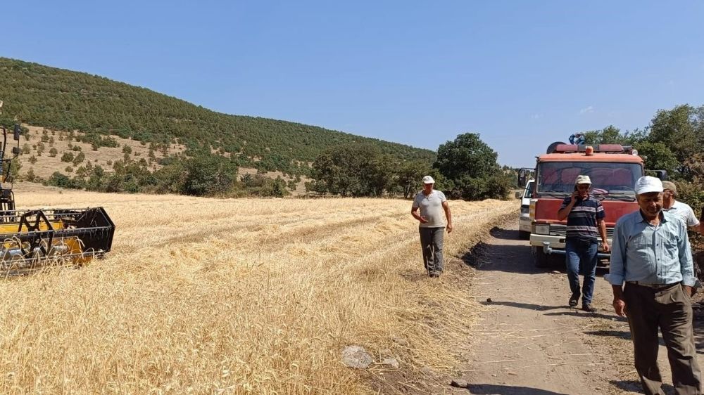Simav’da biçerdöverlerin biçim yasağına uyup uymadığı kontrol ediliyor