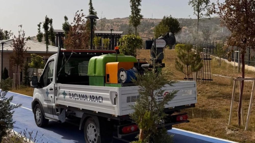 Şırnak Belediyesinden haşerelere karşı ilaçlama