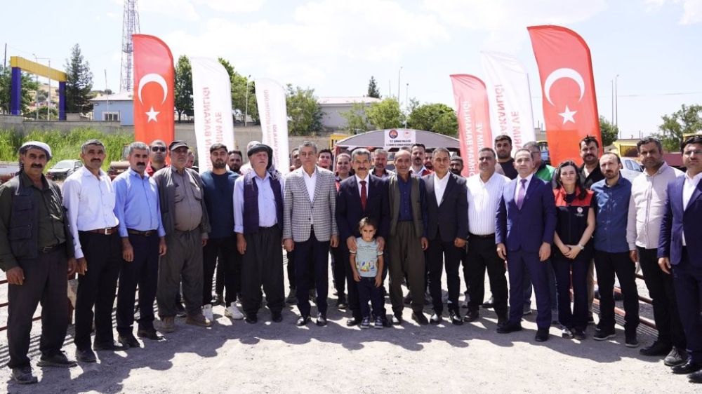 Şırnak’ta çiftçilere 3 milyon TL’lik makine ekipman desteği
