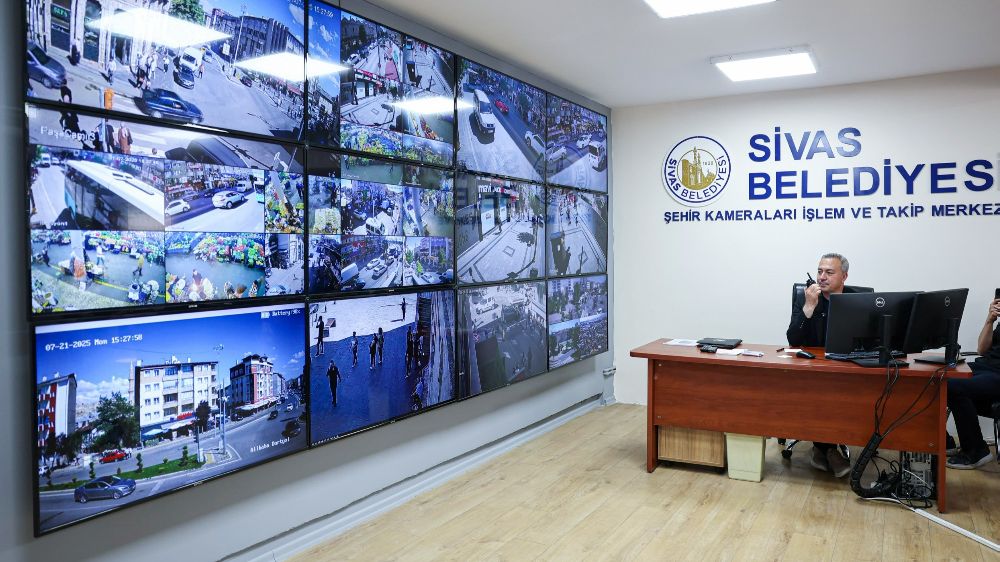 Sivas Belediyesi 568 yeni kamera ile çevre kirliliği güvenlik denetimlerini artıyor