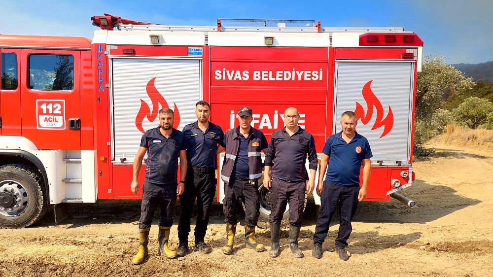 Sivas itfaiyesinden Hatay’a yardım eli