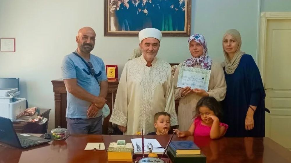 Söke İlçe Müftülüğü’nde ihtida töreni gerçekleştirildi