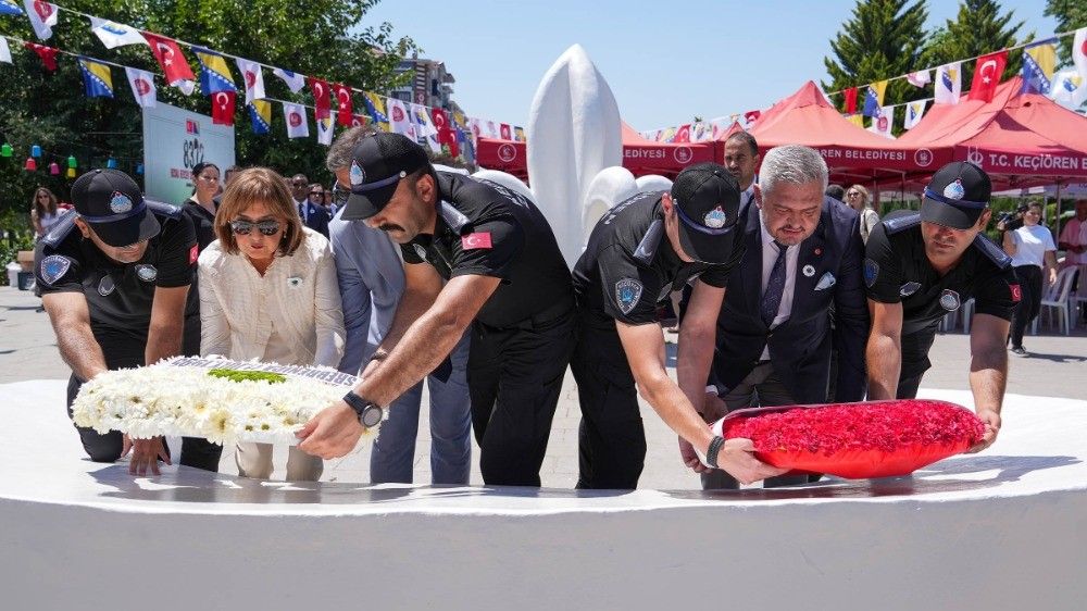 Srebrenitsa Soykırımı kurbanları Keçiören'de anıldı