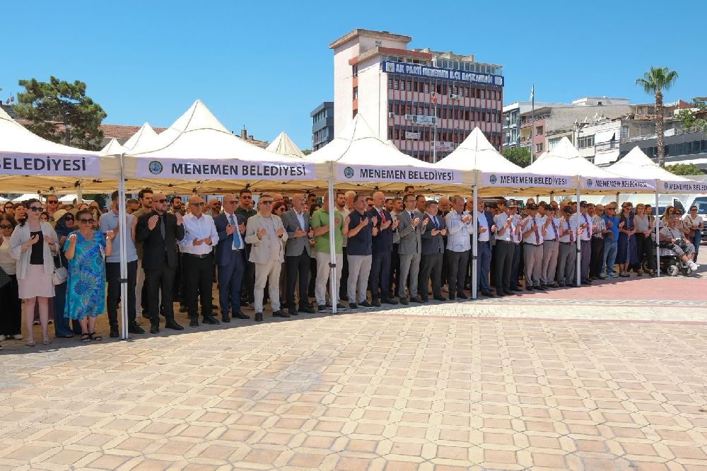 Srebrenitsa Soykırımı Menemen'de unutulmadı