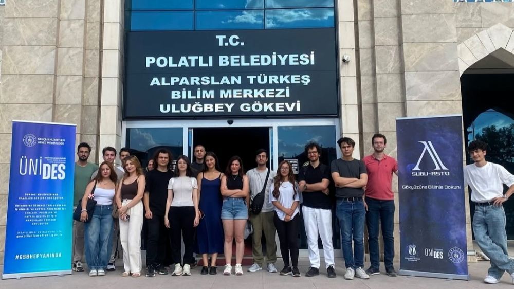 SUBÜ’lü öğrenciler Ankara’da astronomi gözlemi gerçekleştirdiler