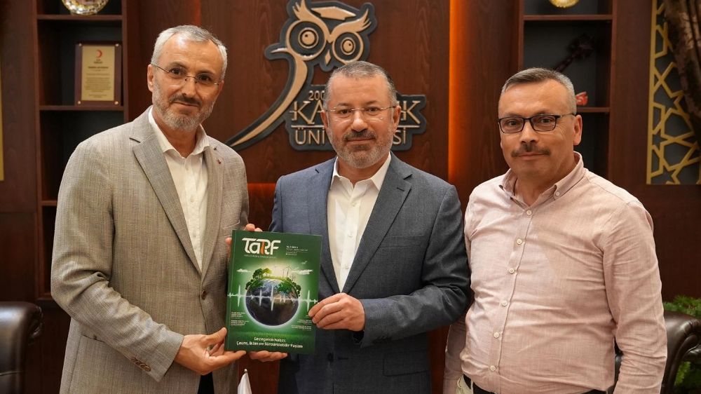 TARF Dergisi ile Verenel Derneğinden Rektör Kırışık'a ziyaret