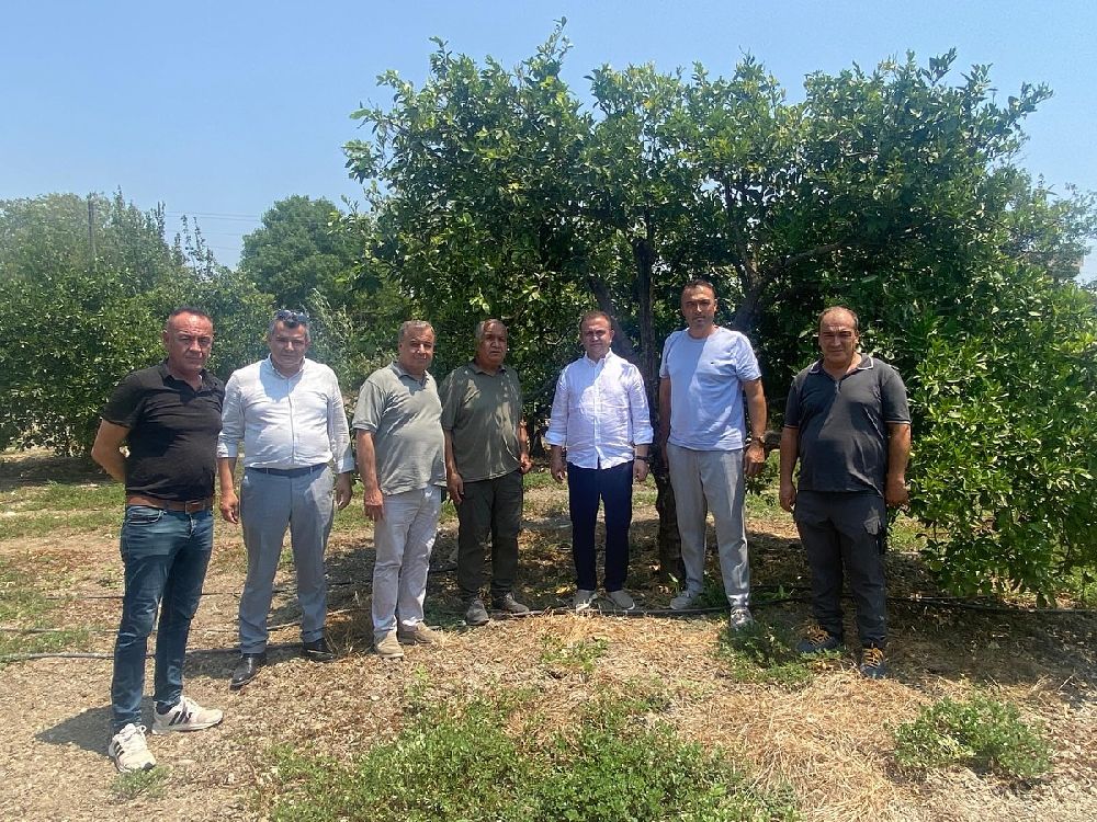 Tarıma yerinde rehberlik üreticilerin sorunları dinlendi, çözüm önerileri sunuldu