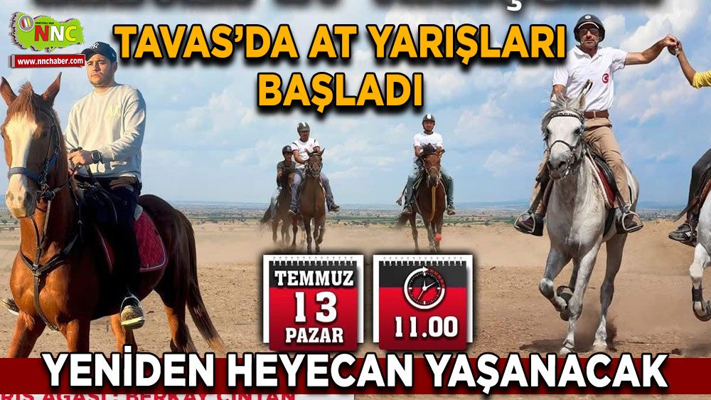 Tavas Belediyesi Rahvan At Yarışları heyecanı yaşatacak
