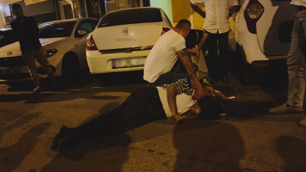 Tekirdağ’da silahlı saldırı kamerada