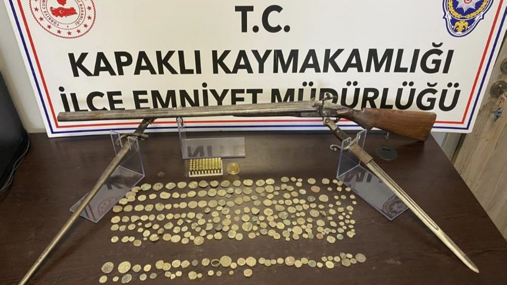 Tekirdağ'da tarihi eser operasyonu