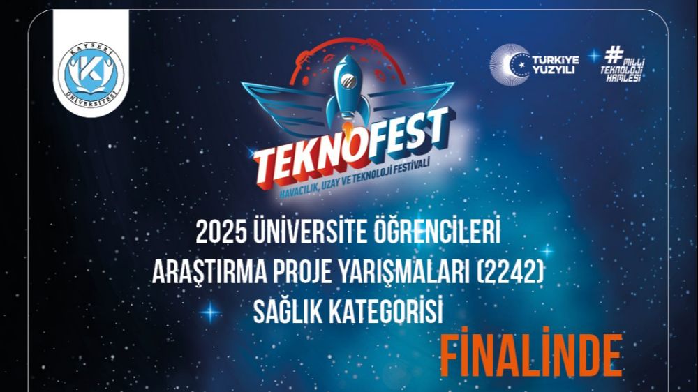 TEKNOFEST 2025 Sağlık Kategorisi Türkiye Birinciliği Kayseri Üniversitesi'nden