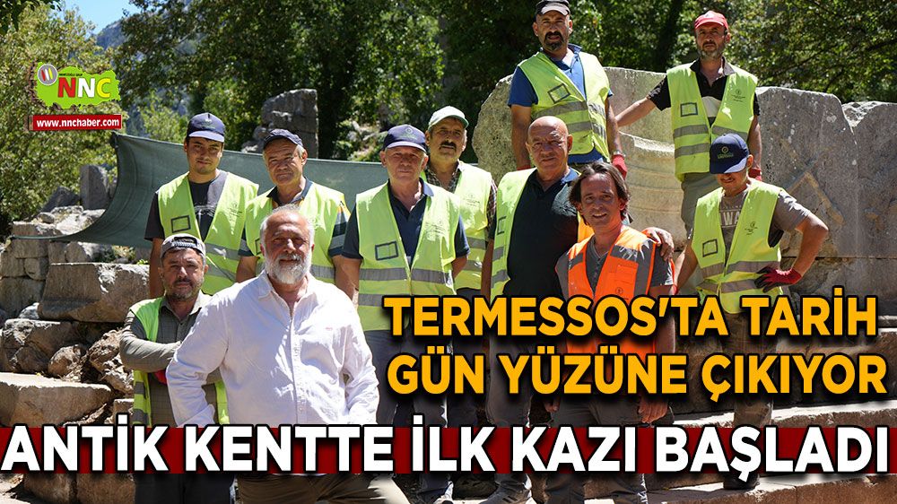 Termessos'ta tarih gün yüzüne çıkıyor: Antik kentte ilk kazı başladı