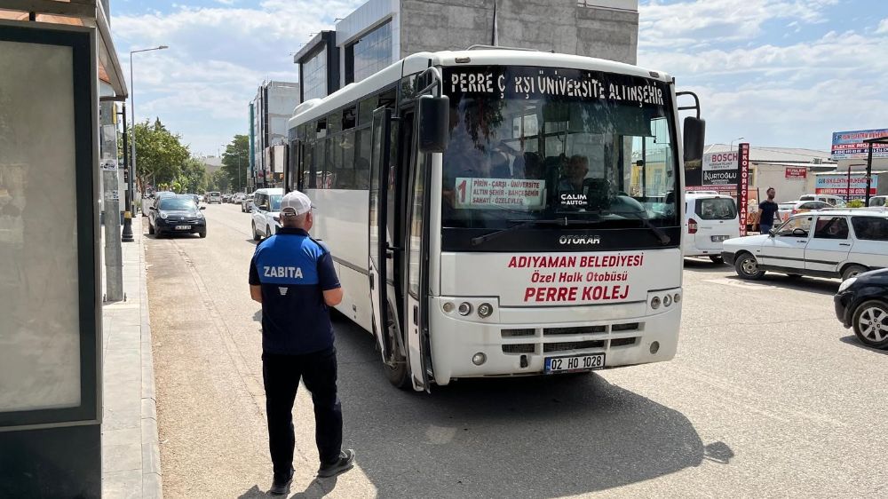Toplu taşıma araçlarına sıkı denetim