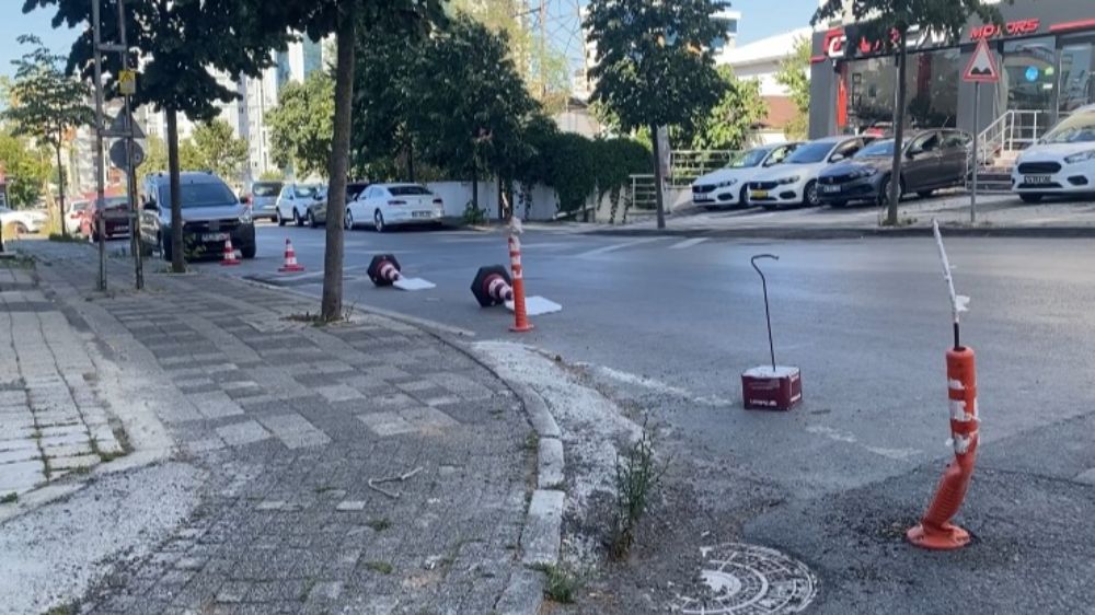 Ümraniye'de silahlı yaralama kamerada