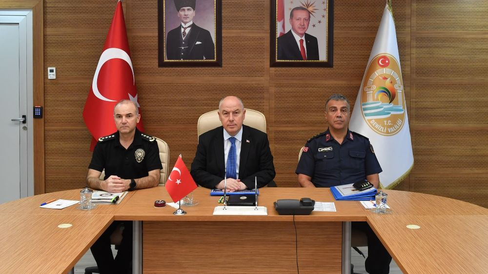 Vali Coşkun, Denizli’de suç oranlarında geçen yıla göre düşüş olduğunu açıkladı