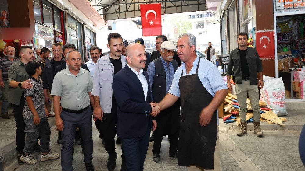 Vali Osman Varol, Besni esnafını ziyaret etti