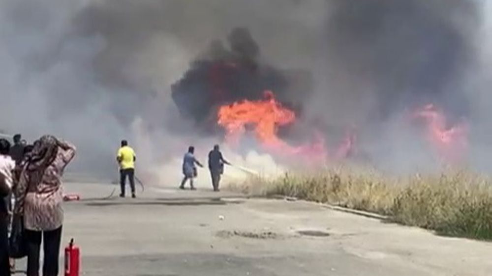 Vatandaşların erken müdahalesi konteyner kenti yanmaktan kurtardı
