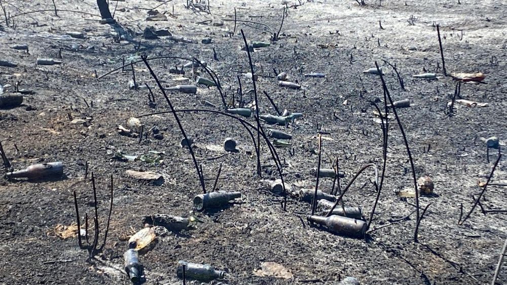 Yangının ardından utanç manzarası