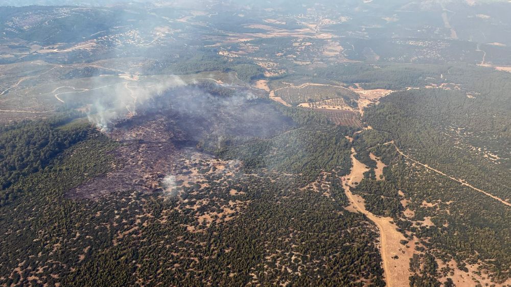 Yatağan yangını kontrol altında