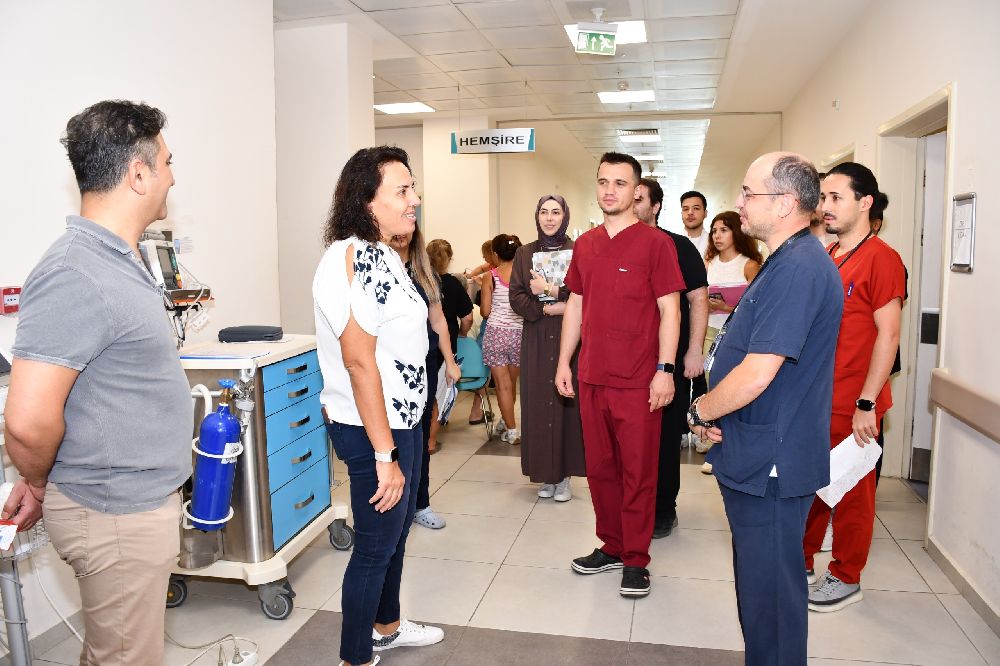 Yeni atanan başhekim ilk saha çalışmasını gerçekleştirdi