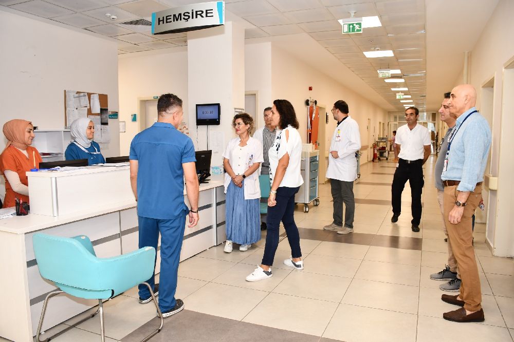 Yeni atanan başhekim ilk saha çalışmasını gerçekleştirdi