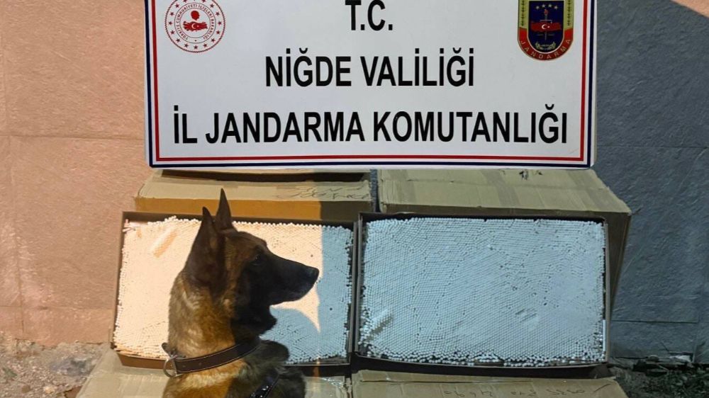 Yolcu otobüsünde 100 bin adet kaçak makaron ele geçirildi