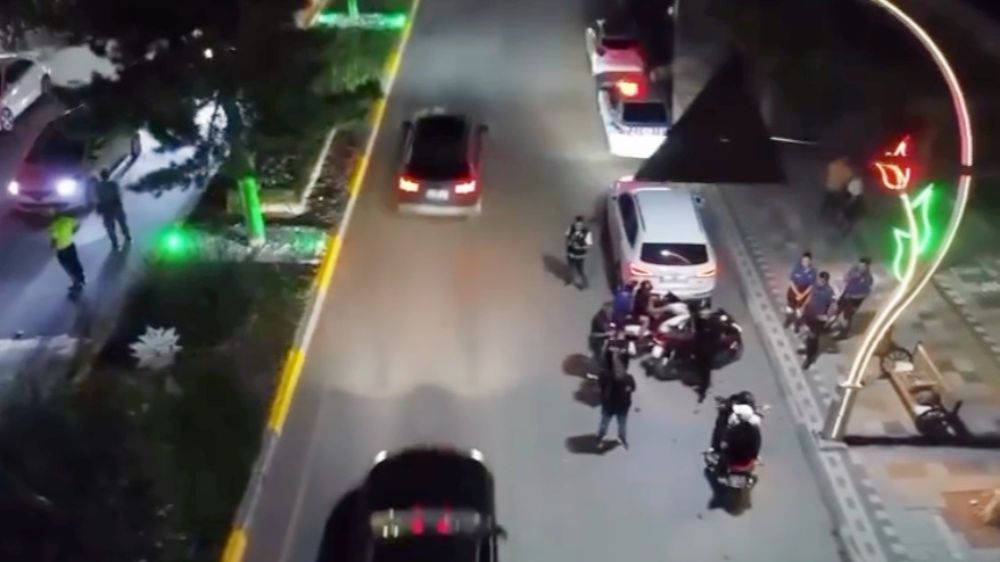 Afyonkarahisar'da havadan drone ile denetim 