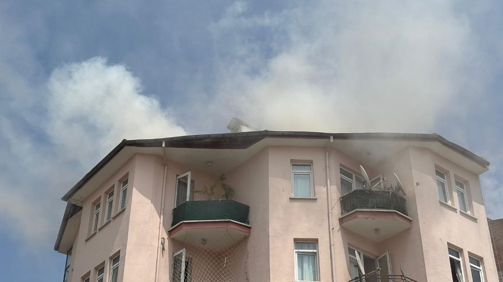 Ankara'da korkutan baca yangını