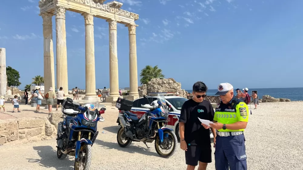 Antalya'da şok motosiklet denetimi: 965 araç trafikten men edildi