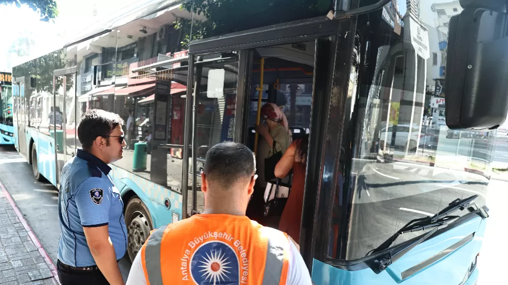 Antalya’da toplu taşımaya klima denetimi Konfor ön planda