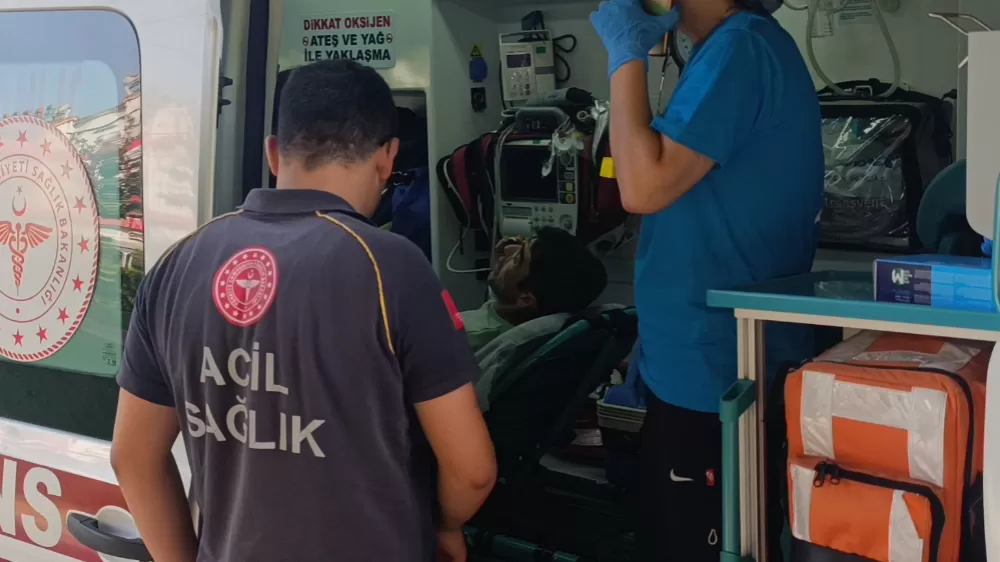 Antalya'da trafik kazası 1 kişi yaralandı