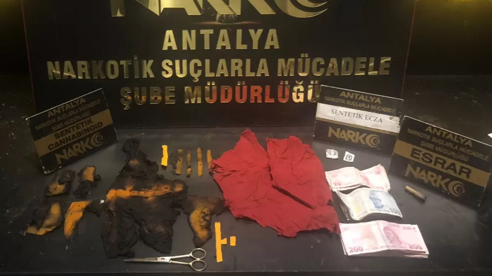 Antalya'da uyuşturucu operasyonlarında 7 tutuklama