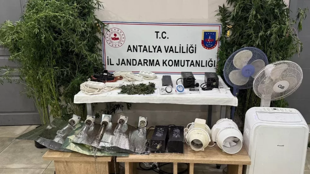 Antalya'da uyuşturucu operasyonu 