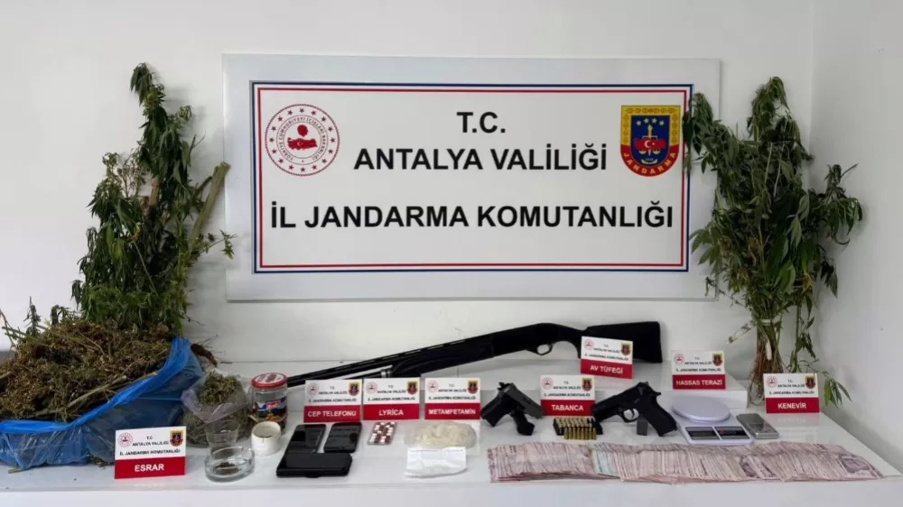 Antalya'da uyuşturucu operasyonu